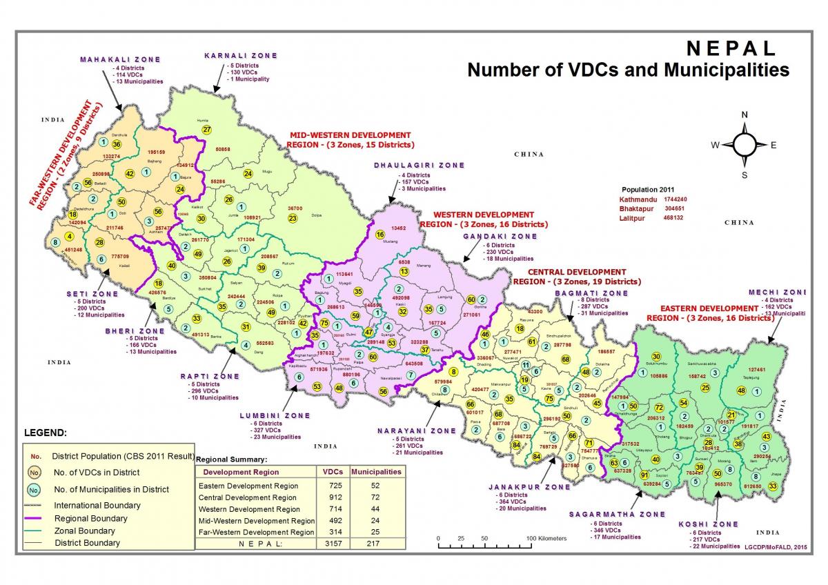 के नक्शे जीआईएस नेपाल