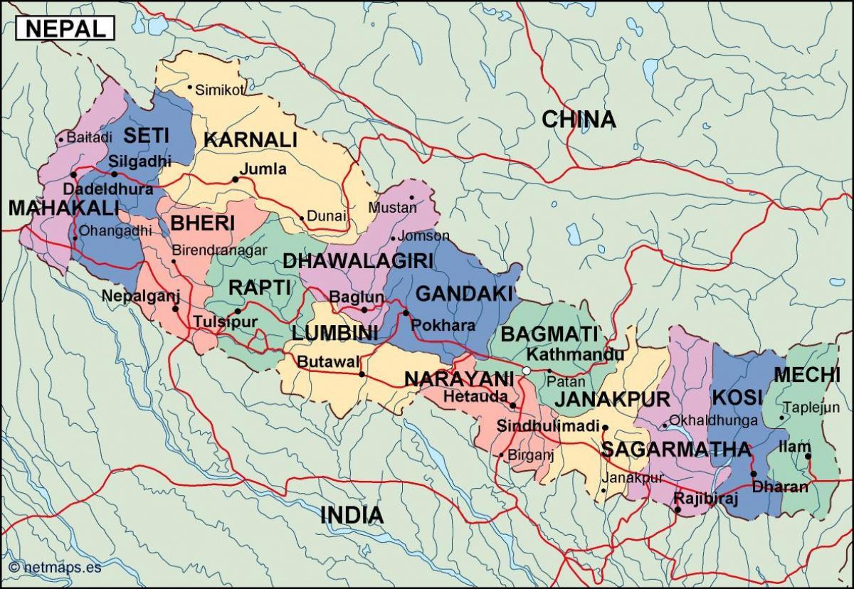 नक्शे के डिजिटल नेपाल