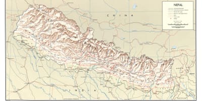 नेपाल ट्रेन का नक्शा