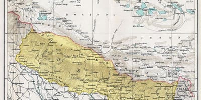 नेपाल का नक्शा,