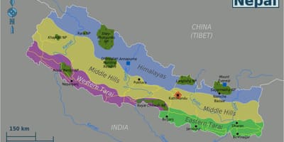 मानचित्र की मूल नेपाल
