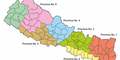 राज्य नेपाल के मानचित्र